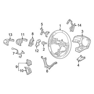 Honda OE - Steering Wheel & Trim (Coupe)