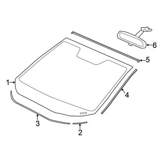 Honda OE - Windshield - Glass (DX / EX / EX-L / LX Coupe)