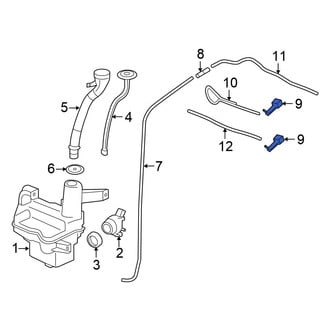 Honda OE - Front Windshield Washer Nozzle