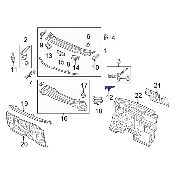 Hood Hinge Cap