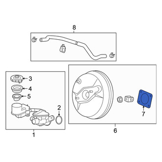 Honda OE - Power Brake Booster Gasket
