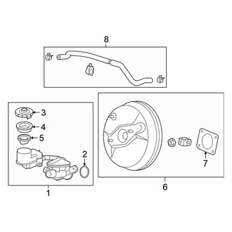 Honda OE - Cowl - Components on Dash Panel (Base / DX / EX / EX-L / GX / HF / LX 1.8L)