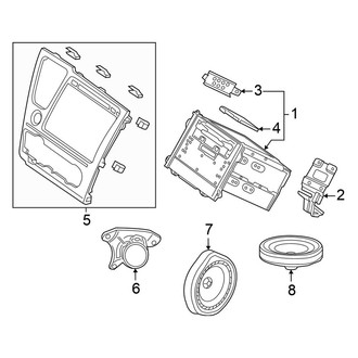 Honda OE - Instrument Panel - Sound System (With 6 Speaker System), (EX / EX-L Sedan)