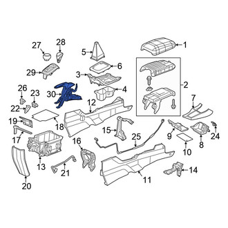 Honda OE - Parking Brake Pedal Release Handle