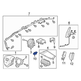 Honda OE - Rear Air Bag Impact Sensor
