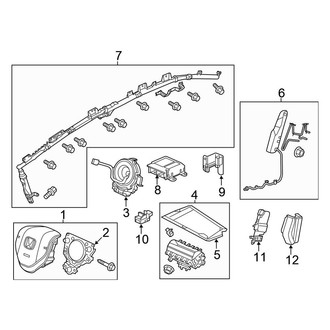 Honda OE - Restraint Systems - Air Bag Components