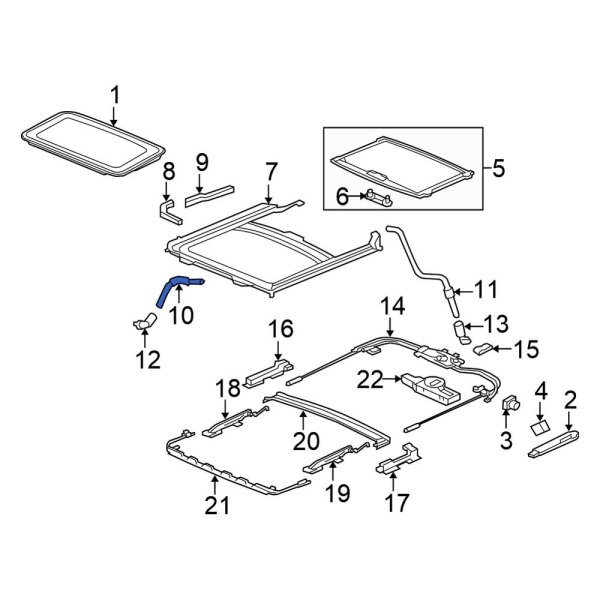 Sunroof Drain Hose