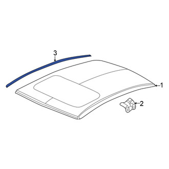 Honda OE - Left Roof Molding