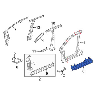 Honda OE - Right Rocker Panel