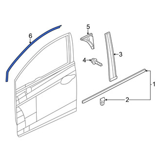 Honda OE - Rear Right Black Out Tape