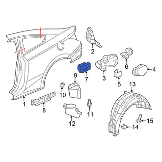 Honda OE - Rear Quarter Panel Vent