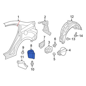 Honda OE - Rear Left Mud Flap
