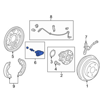Honda OE - Rear Drum Brake Wheel Cylinder