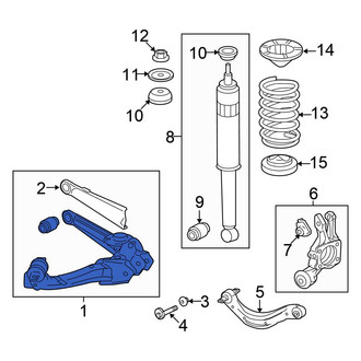 Honda OE - Rear Left Suspension Trailing Arm