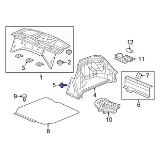 Honda OE - Trunk Trim Panel Clip
