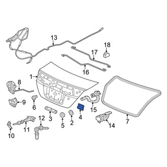 Honda OE - Rear Liftgate Drain Plug
