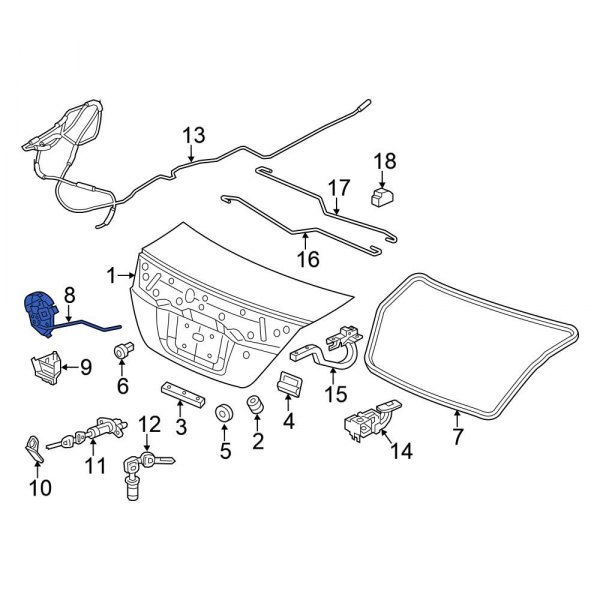 Deck Lid Latch