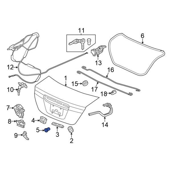 Deck Lid Grommet