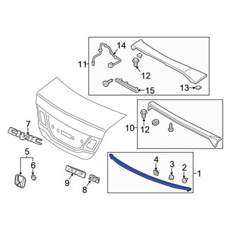 Honda OE - Rear Deck Lid Finish Panel