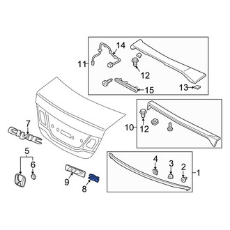 Honda OE - Rear Deck Lid Emblem
