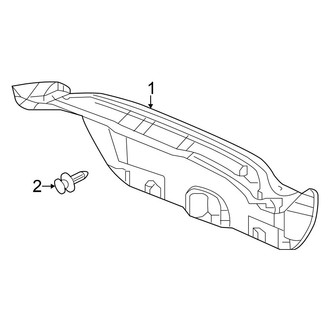 Honda OE - Trunk Lid - Interior Trim (DX / EX / EX-L / GX / HF / LX Sedan)