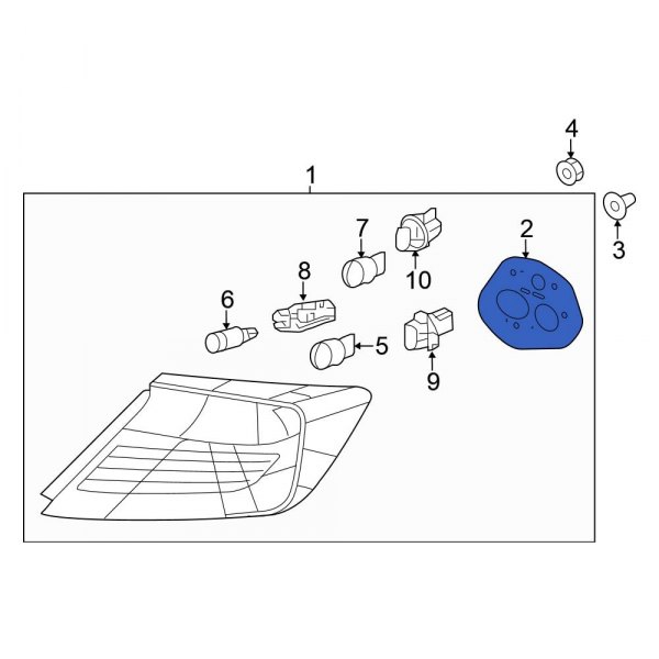 Tail Light Housing Seal