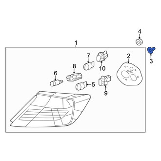 Honda OE - Tail Light Grommet