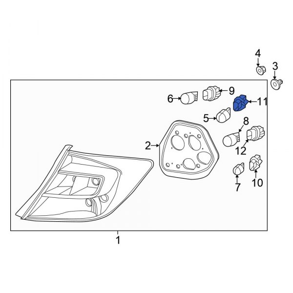 Tail Light Socket