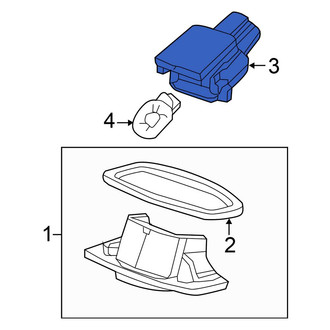 Honda OE - Rear License Plate Light Socket