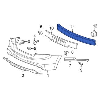 Honda OE - Rear Bumper Impact Bar