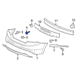 Honda OE - Bumper Corner Cover Bolt