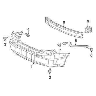 Honda OE - Rear Bumper - Bumper & Components (DX / EX / EX-L / HF / LX Sedan)