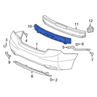 Honda OE - Rear Bumper Impact Absorber