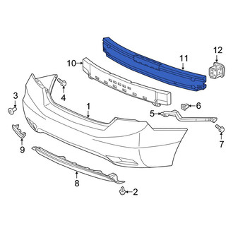 Honda OE - Rear Bumper Impact Bar
