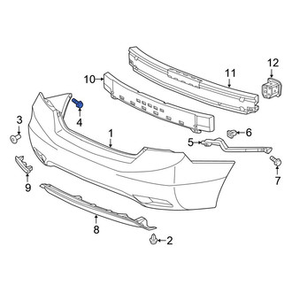Honda OE - Rear Bumper Cover Screw