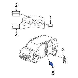 Honda OE - Air Bag Information Label
