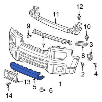 Honda OE - Front Bumper Cover Spacer Panel