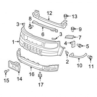 2008 Honda Element OEM Bumpers | Front & Rear — CARiD.com