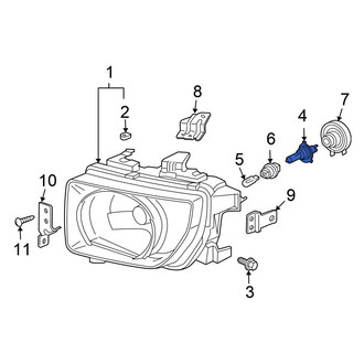 Honda OE - Front Headlight Bulb