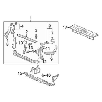 Honda OE - Radiator Support