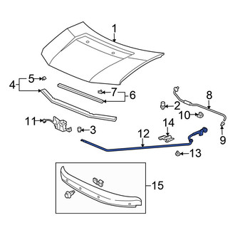 Honda OE - Front Hood Release Cable