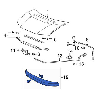 Honda OE - Front Hood Seal