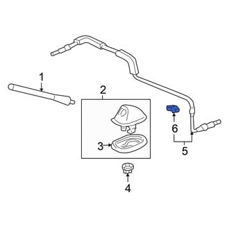 Honda OE - Antenna Cable Clip
