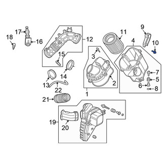 Honda OE - Air Filter Housing Bolt