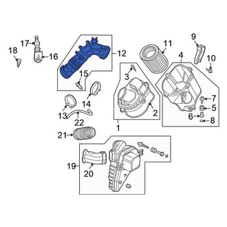 Honda OE - Engine Air Intake Hose