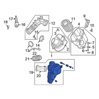 Honda OE - Engine Air Intake Resonator