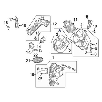 Honda OE - Air Filter Housing Bolt
