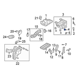 Honda OE - Air Filter Housing Grommet