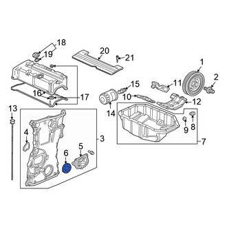 Honda OE - Front Engine Crankshaft Seal