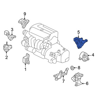 Honda OE - Rear Engine Mount Bracket
